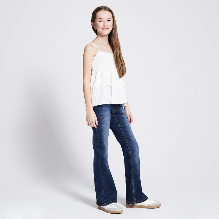 Frill top "Alissa" Off white